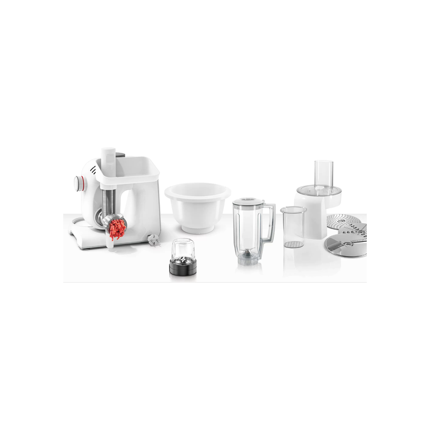 Bosch MUM5 1000W Kitchen Machine - White / Silver (Photo: 4)